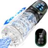 Automatic Thrusting Rotation Sucking Male Masturbator LCD Licking Vacuum Penis Pump Water SPA Real Pocket Pussy Sex Toys for Men
