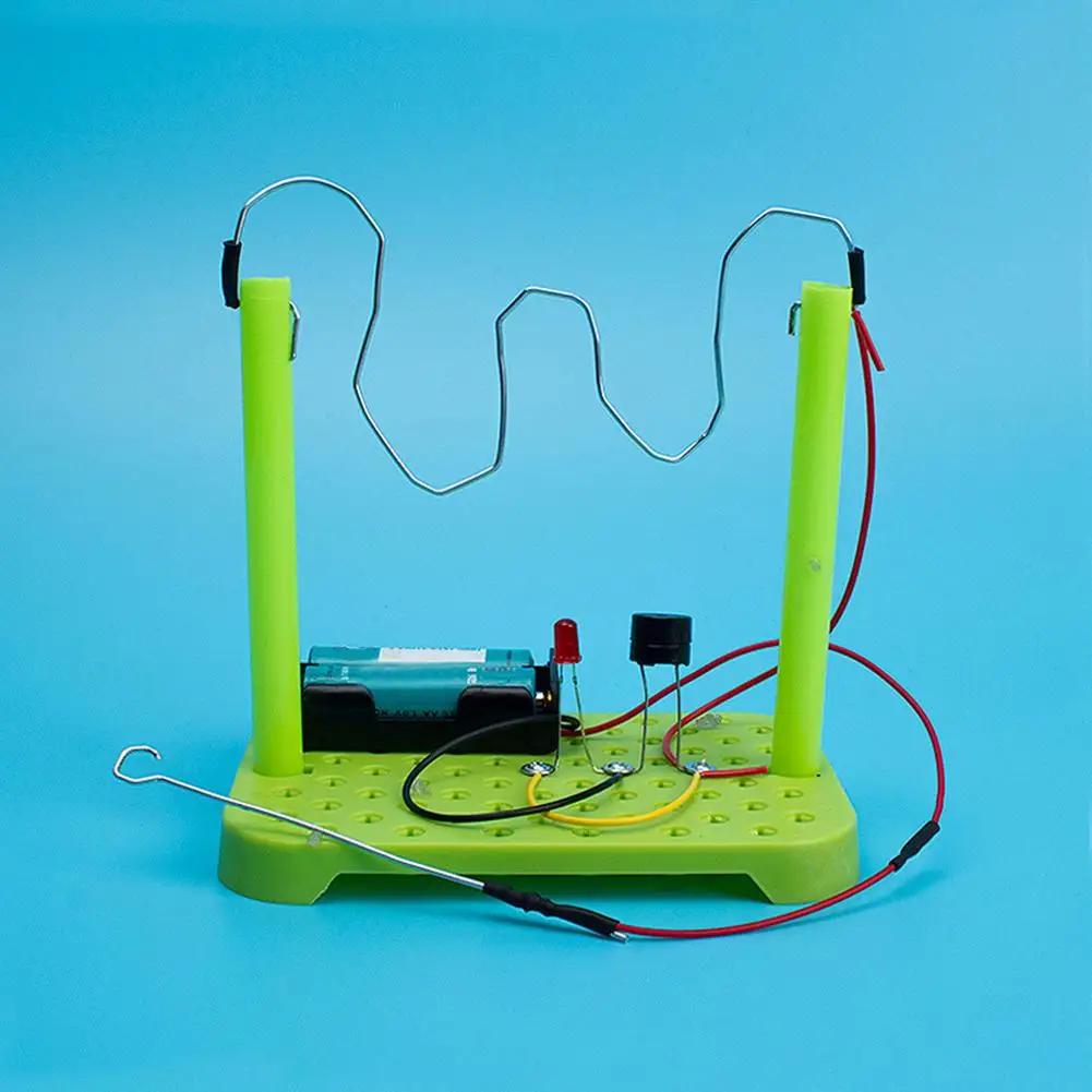 Çocuklar İçin STEM Kitleri Kendin Yap Fiziksel Bilimsel Deneyler Devre Kiti ABS Elektronik Bileşenler Çocuklar İçin Eğitici Manuel Oyuncaklar