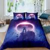 Astronaut Duvet Cover Set Galaxy Outer Space Bedding Set With Pillowcase Three-Piece Set