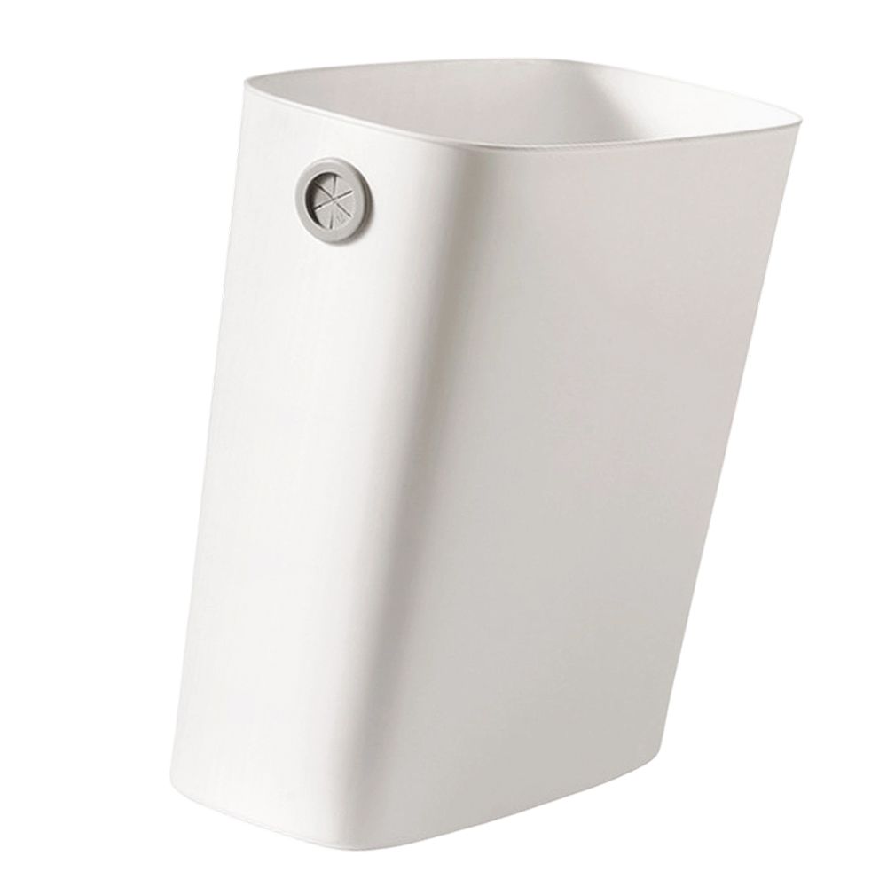 2PCS Without Lid Small Trash Can Holding Hole Indoor Waste Basket Mini Garbage Bin Living Room