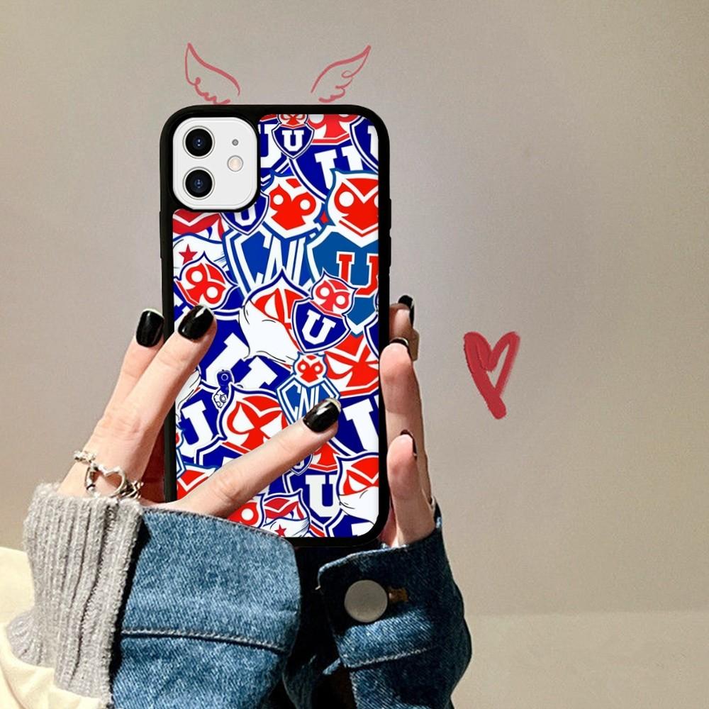 

Chile U-University Logo Phone Case Silicone PC+TPU For For IPhone 11 12 13 14 15 16 Plus Pro Max Cover iPhone 16
