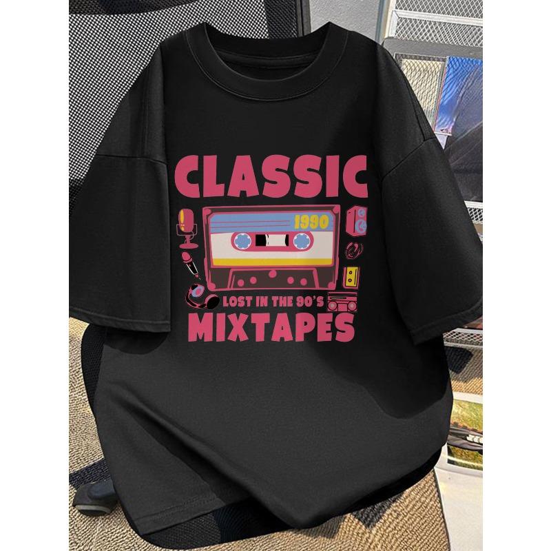 European sizes Retro 90S Tape Design