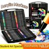 Acrylic Paint Markers with 80/60/48/24/12 Colors, Suitable for Adults And Various Surfaces Like Wood, Stone, Rock, Glass
