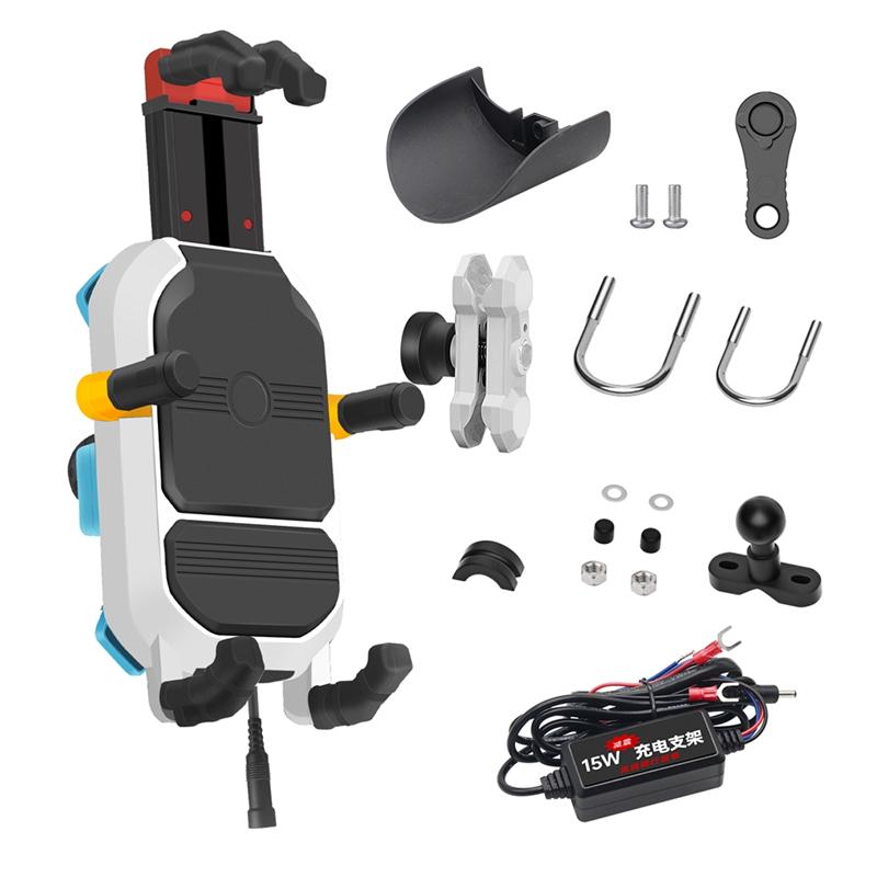 Mobile Navigation Stand Mobile Phone Holder 15W Wireless Fast Charging Mobile Navigation Stand как