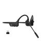 SHOKZ OpenComm2 UC 2025 Bone Conduction Wireless Earphones USB-C Adapter Bluetooth 5.1 Open-Ear Headphones Microphone Noise Cancelling 16H Black