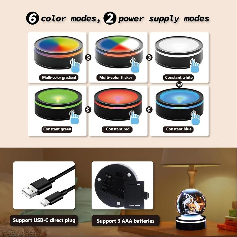 Glob de cristal cu delfin și inimă gravat cu laser 3D, lumină de noapte romantică cu LED, figurine animale marine, decor, lampă sferă de sticlă, cadouri