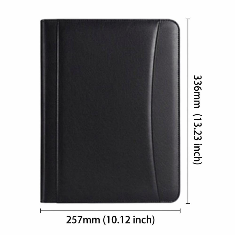 Waterproof Padfolio A4 Business Folder Briefcase Office Supplies Document Organizer Meeting