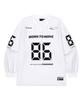 Leijibi Giant Fit Long Sleeve T-Shirt Rugby Jersey Oversized Fit Gym Wear Sweatshirt Running Jersey Block Core M (3 Colors)