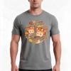 Happy Mushroom And Frog Fall Tshirt Summer Casual Cotton Tee Oversized Streetwear Tops Vintage Graphic Print 100 Cotton