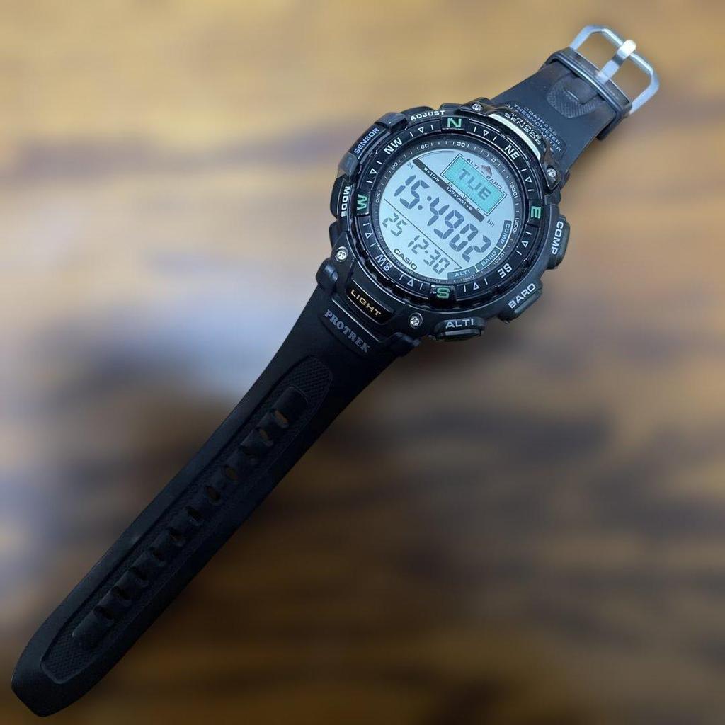 Used Working Item: CASIO PROTREK Digital Watch