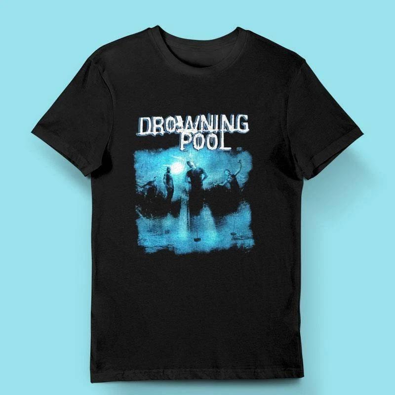 Drowning Pool Band Music Black Shirt Gift For Fan streetwear S