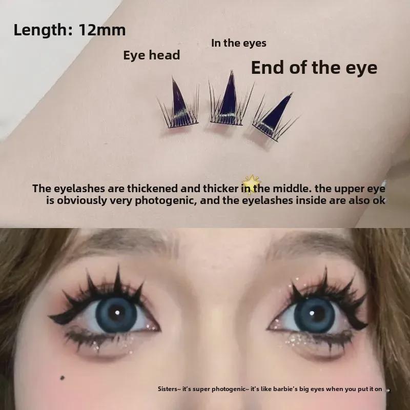 Feixi Naughty Elf Self-Adhesive Thick False Eyelashes for Big Barbie-Eyes