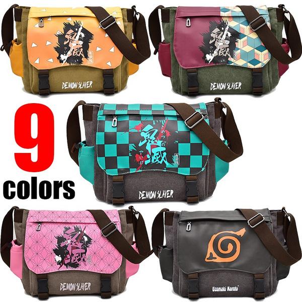 Anime Demon Slayer Messenger Bag ONE PIECE School Bag Backpack