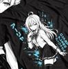 White Hair Anime Girl Shirt, Silver Hair Manga Graphic Tee, Cute Japanese Anime T-Shirt, Kawaii Schoolgirl Style, Otaku Gift, Unisex Tee,
