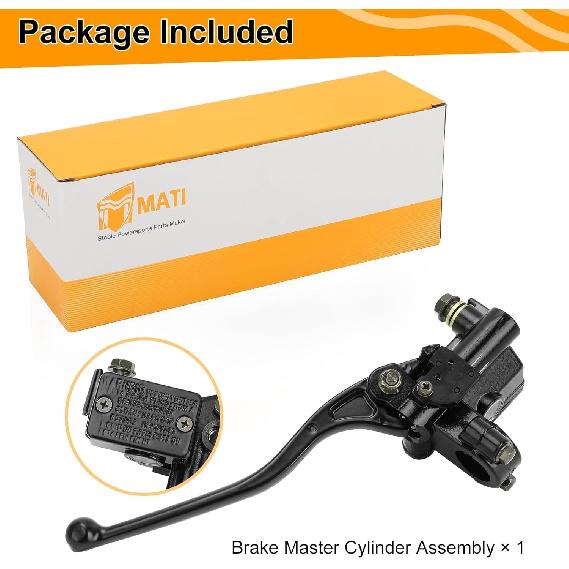 M MATI Front Brake Master Cylinder For Yamaha ATV Banshee Big Bear Grizzly Kodiak Warrior Wolverine YFZ YFM 350 400 2GU-25870-10-00