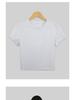 Women's Simple Solid Color Crew Neck Yoga T-Shirt - Short Sleeve for Running & Fitness