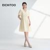 EICHITOO Women's Summer V-Neck Lace A-Line Midi Dress