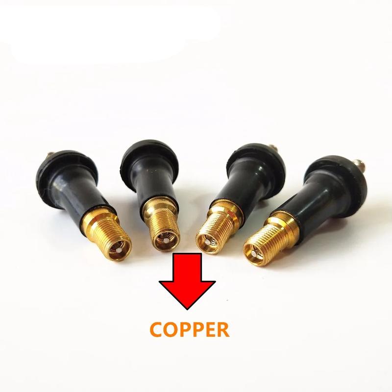 Original 4pcs Rubber Snap In Tpms Valve Stem Service Kit  15263240 20008 9l3z1700a 68058766aa 28194sc000