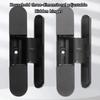 125 Degree Invisible Muted Door Hinge Adjustable Butt Hinges Aluminum Alloy Concealed Hinge Furniture Hardware