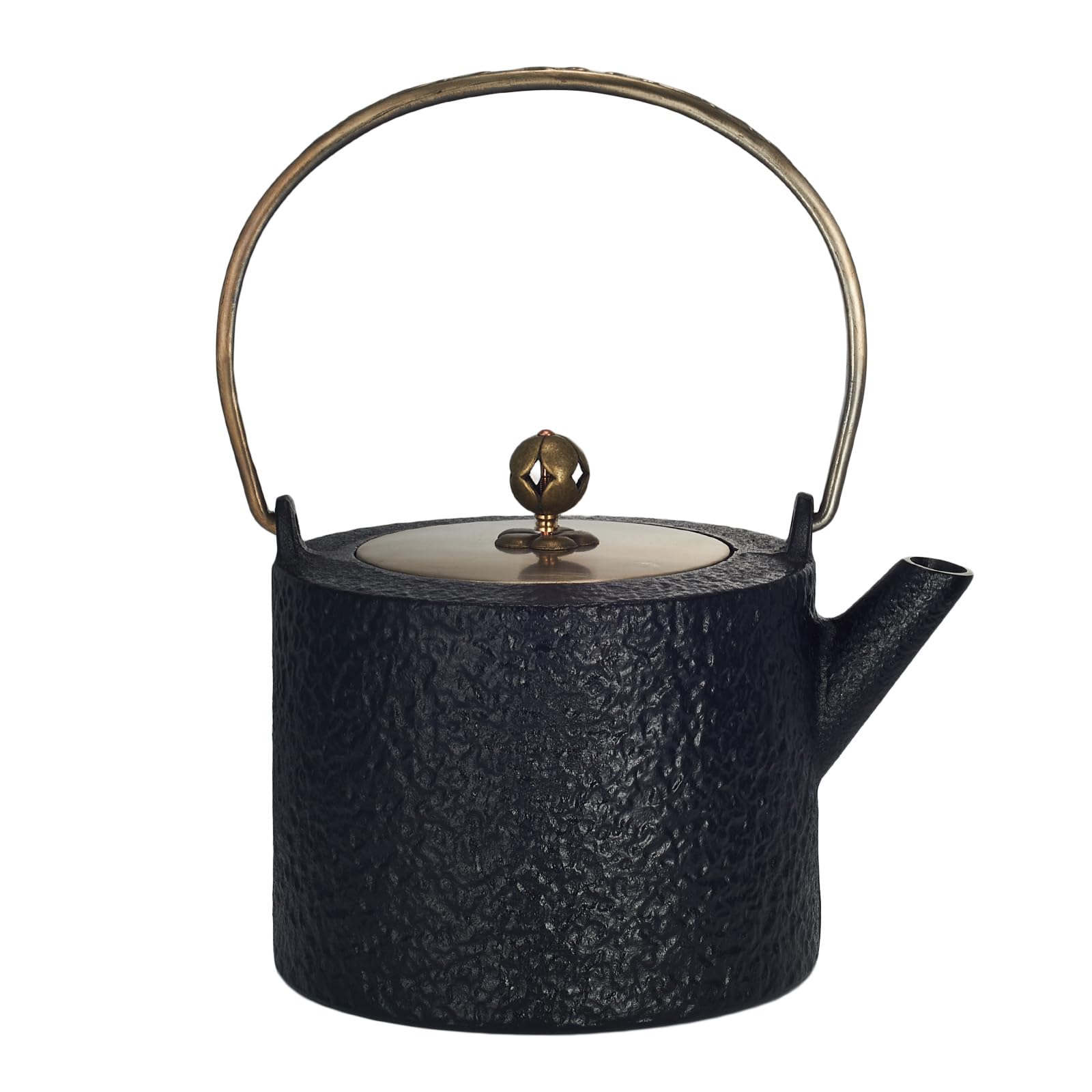 

Iron Teapot, Iron Teapot, 1200mL Capacity, Suitable for Direct Heat, Induction Cooking, Cast Iron, Iron Supplement, Iron Kyusu (Kyusu), Iron Teapot,