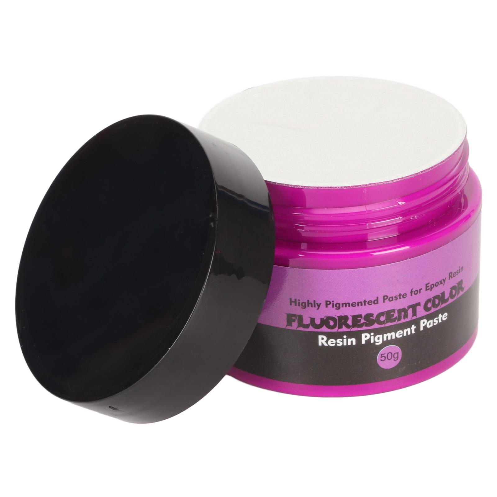 

50g Fluorescent Color Resin Pigment Paste High Concentration Highly Pigmented Resin Pigment Paste for Painting Art