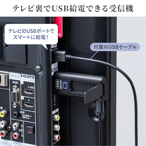 SANWA SUPPLY Kabelloser HDMI-Extender VGA-EXWHD9