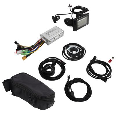 Electric Bike Conversion Kit 17A Controller SW900 Panel 130X Thumb Throttle Power Off Sensor for