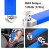 2-in-1 Multi-Function Ratchet Offset Extension Wrench180 Degree Swivel, High Torque, Non-Slip Handle, Durable Metal, Automotive Repair Hand Tools