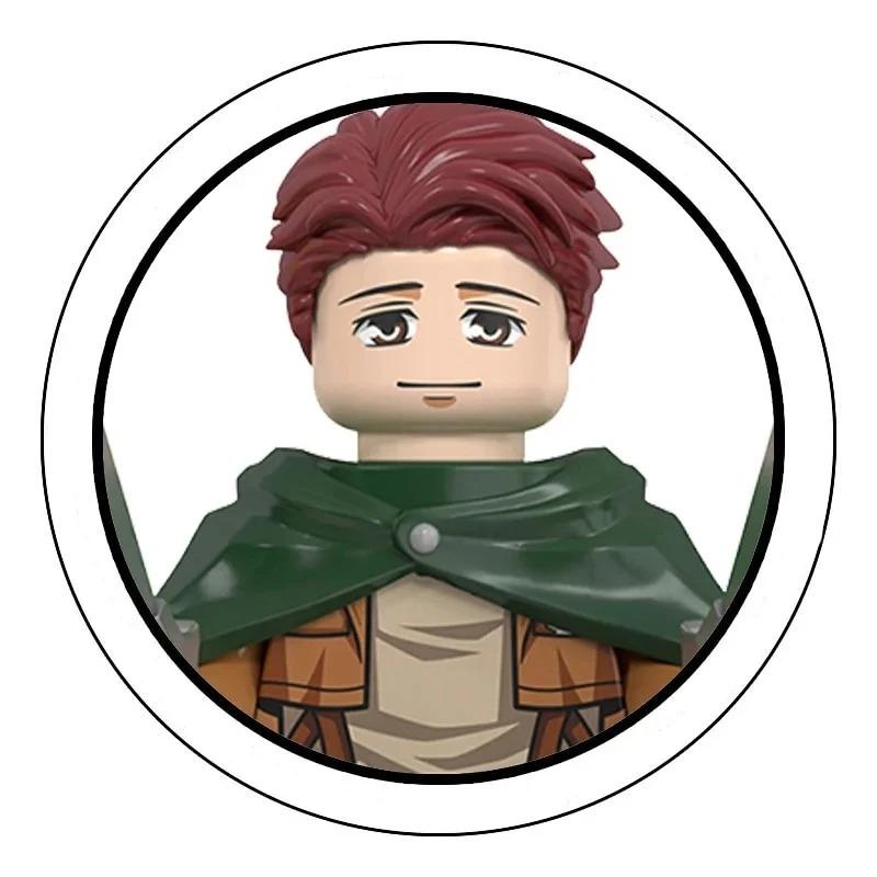 Blind Box Building Blocks Mini Model Figures Attack on Titan Levi Ackerman Eren Mikasa Giant Annie Halloween Christmas Gifts Toy