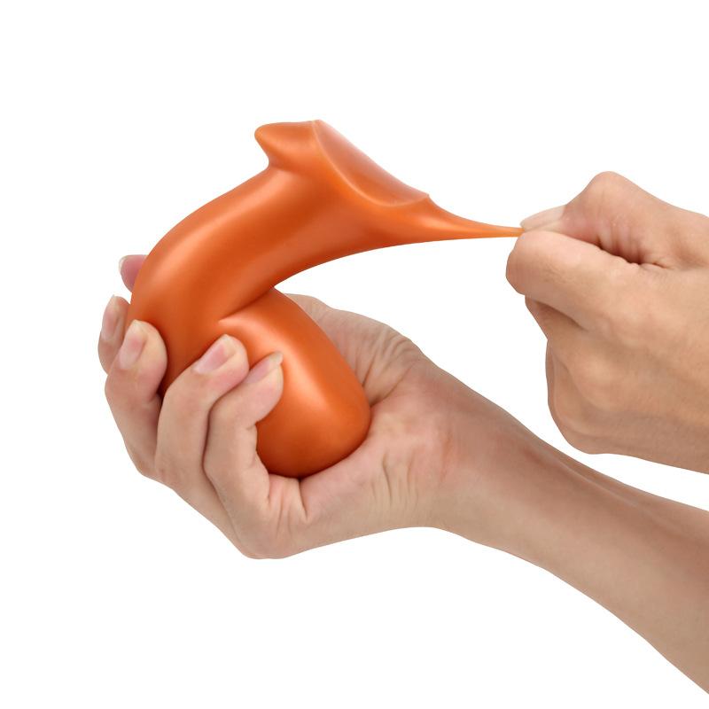 Silicone Dragon Egg Anal Plug Large Prostate Massager Soft Rear Court Training Dilator Adult Sex Toy