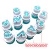 Alphabet/Number Cookie Cutters Set - Plastic Biscuit Molds for Baking, Cake Decorating, Birthday Party & DIY Crafts