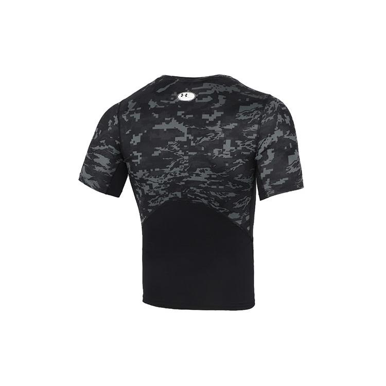 Under Armour SS21 T Shirt Men's Black Camouflage 1361519-001