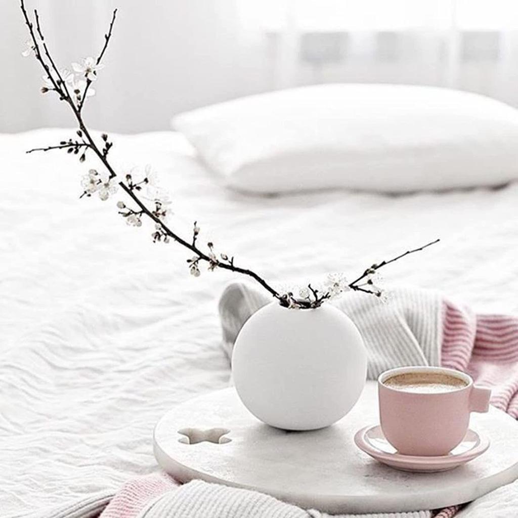 Cooee Krásné keramické dekorativní vázy s jedinečnou kvalitou pro domácí dekoraci, na střed stolu, květináč, rohy ložnice, dekorace obývacího pokoje