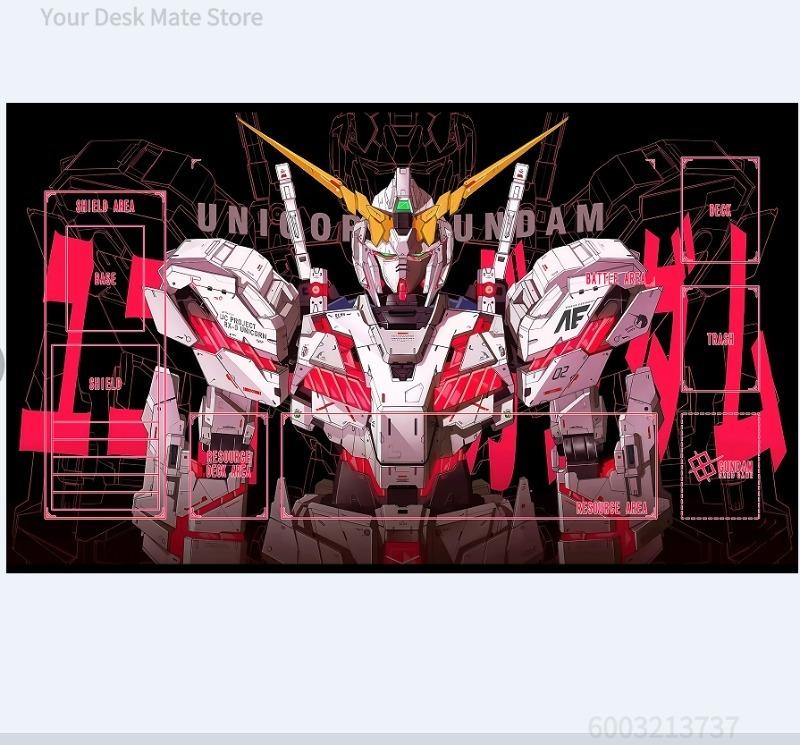 Gundan Play mat Homemade Mobile Suit Gundam: The Witch From Mercury Rubber Non-Slip Battle Card Mat