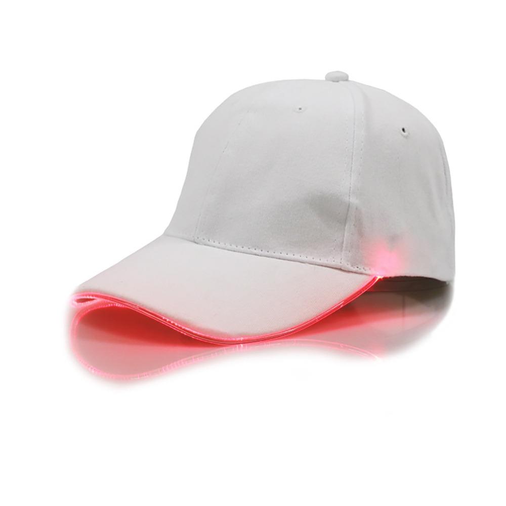 Cotton Flashing Glow Rave Party Cap Adjustable Hip-hop Luminous Hat  Stage Performance