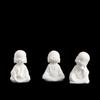 Handmade Zen Little Monk White Porcelain Tea Pet