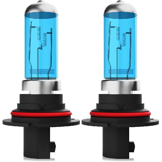 

Headlight Bulbs Fit For Nissan Juke 2011-2014,9007 High Low Dual Beam Combo,Super Bright 5500K White Light High Performance Halogen Light Bulbs,2PCS Fit For Nissan Juke 2011-