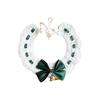 Jingle Bell Pet Christmas Hat Cute Dog Bowknot Scarf Holiday Pet Dressup Cute Santa Hat  Photoshoot