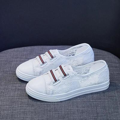 Płaskie buty damskie letnie Trendyol koronkowe siatkowe oddychające codzienne trampki kobieta projektantka wsuwane buty wulkanizowane