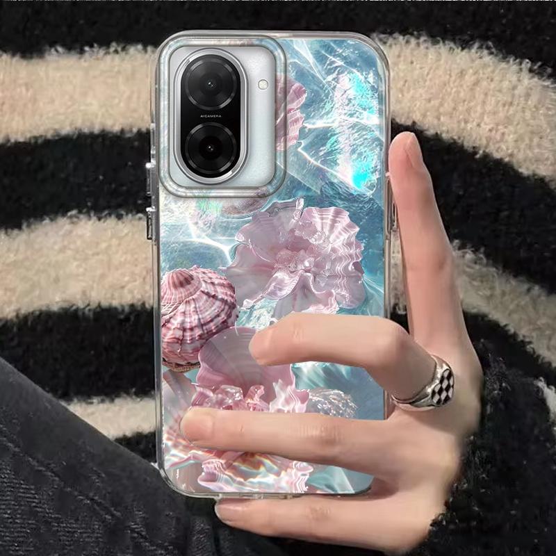 Summer Seashell Girls Women Case For Xiaomi Redmi 14C 13C 10 9A 9C Note 14 13 12 11 10S 9 8 Pro Plus A5 A4 A3 A2 A1 Fundas Cover
