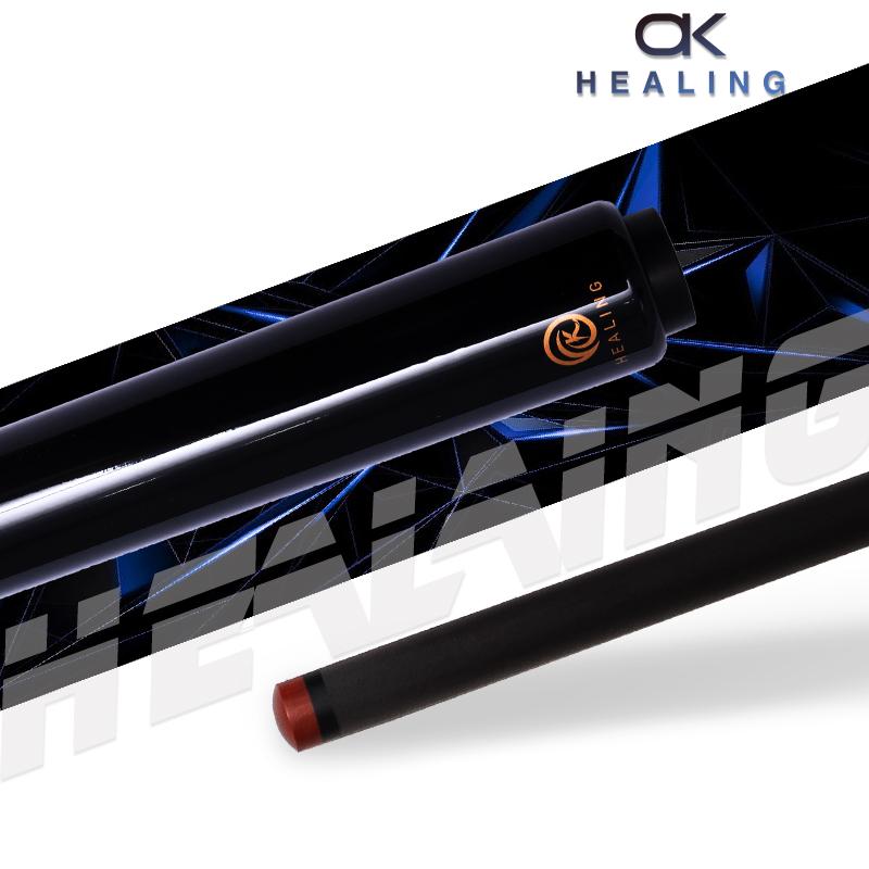 OKHEALING Carbon Fiber Pool Cue Billiards Sticks 12.9mm Tip Uni-loc Joint 147cm/58inch Length 19~21oz Weight Billiard Cue, Blue