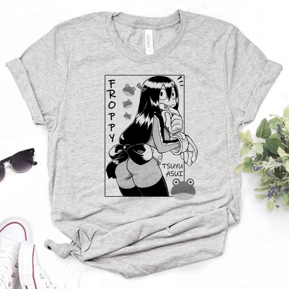 

Футболка My Hero Academia, женская забавная футболка в стиле Харадзюку с комиксами для девочек, японская одежда 2000-х годов 6XL
