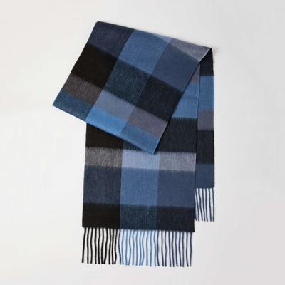 Xunjing Plaid Wool Scarf