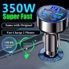 111W USB Car Charger PD QC1.1 Quick Charge Type C Adapter for iPhone Samsung Huawei Xiaomi Car Phone Charger USB C Charger