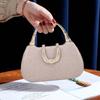 Handtasche Bankett Mode Schulter Vielseitig Brautjungfern Glänzend Umhängetasche Kupplungstasche