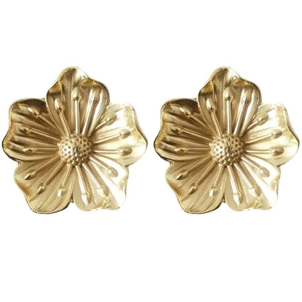 

Interior Design 42*42 Mm Brass Cabinet Pulls Comfortable Grip Knobs For Furniture Dresser Drawer Handles Intricate Detailing China Mainland