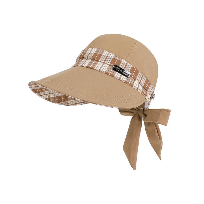 Summer Wide Brim Sun Hat With Breathable Cotton Linen Material For Outdoor Travel And Sun Protection