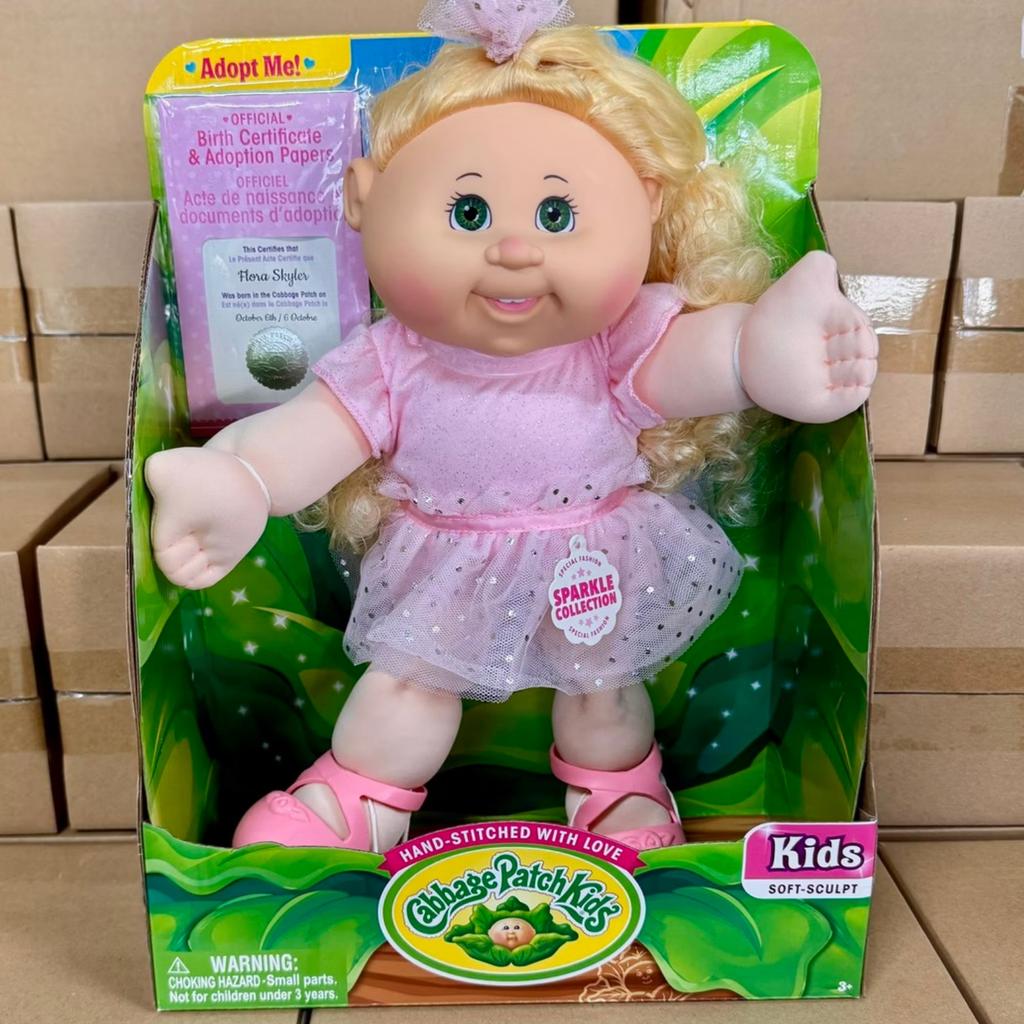 Cabbage Patch Kids 35 cm-es puhatestű baba Édes illattal le A tornász Pék Gyűjthető Ajándék Gyűjtőknek Otthoni Kiállítás