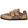 Autumn new leopard print casual shoes women's Velcro ugly cute big head shoes 3123