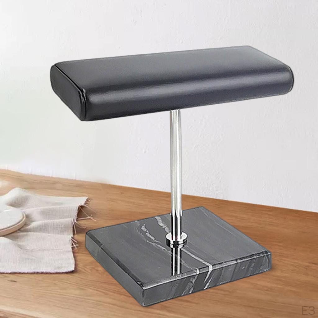 - Handcrafted Leather and Marble Watch Display Stand for Both Men' Women's Wrist Watches the